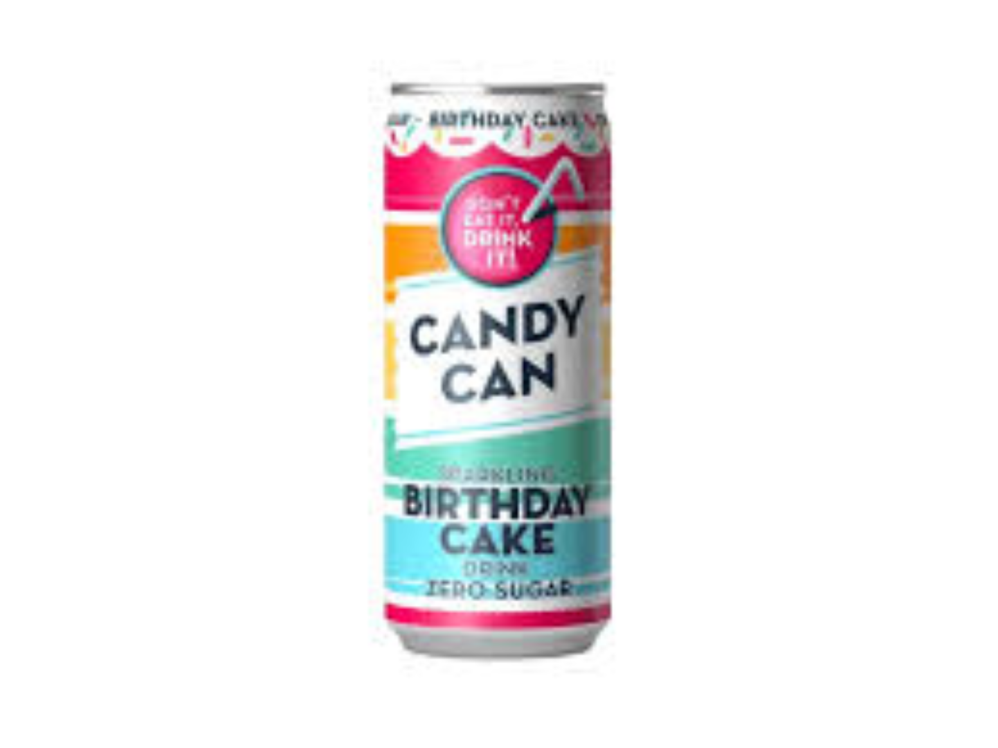 CANDY CAN BIRTHDAY CAKE SPARKLING DRINK 330ML